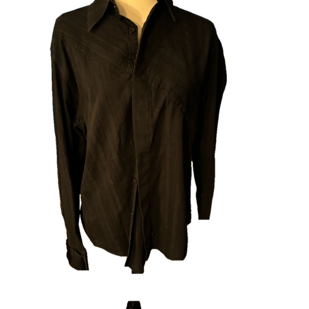 Black Graphic  Fender Long Sleeve Shirt